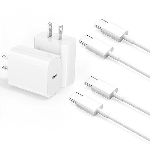 USB C Charger for iPhone 16/15 Charger Fast Charging，20W USB C Wall Charger Block Travel Plug with 60W Type C to C Charger Cable Fast Charging for iPhone 16/16 Pro Max/iPhone 15/iPad Pro/Air/Mini