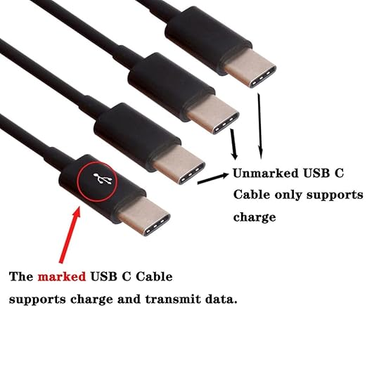 Multi USB C Splitter Y Cable, 4 in 1 USB 2.0 Type A Male to 4 Type C Male Cable Supports Charging And data transmission for i/Phone 15 Plus Pro Max, Galaxy S24/S23/S22, Huawei P40/P30 1meter (4 USB C)