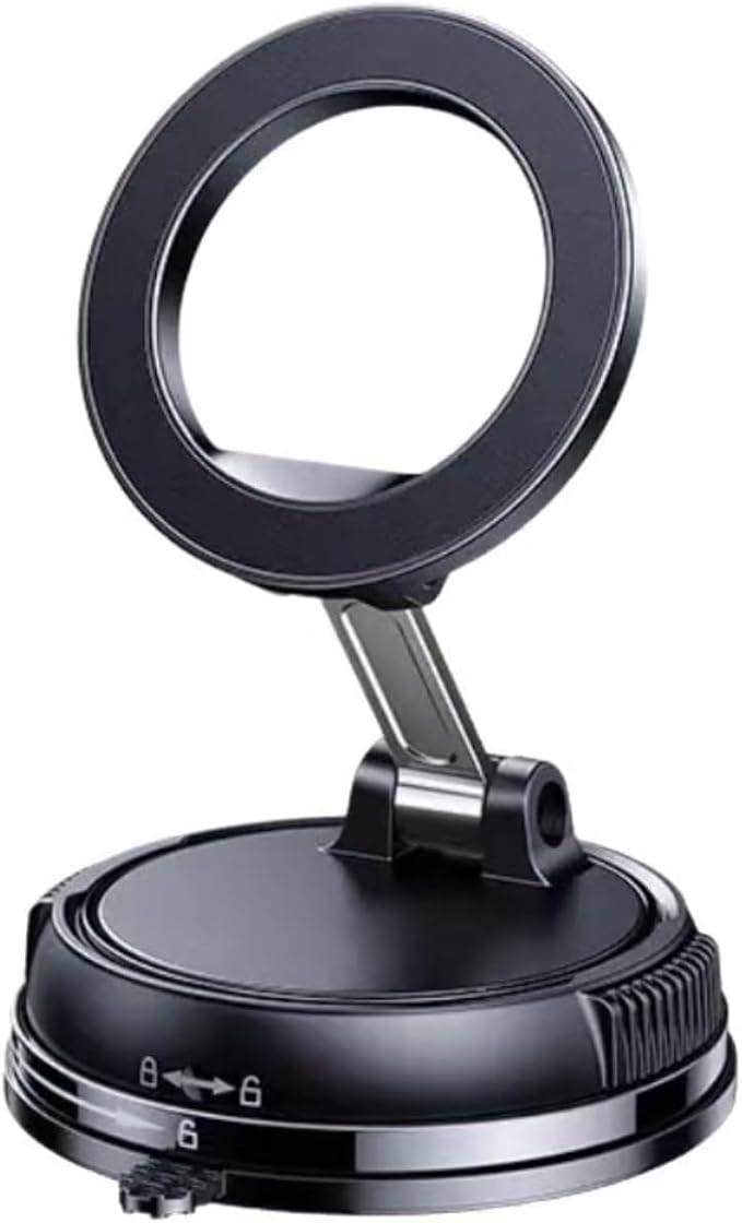 Upewefi 2026 Upgraded Car Phone Holder For Mag Safe, 3500gf Strongest Magnetic, 360° Adjustable Car Phone Holder, Phone Holders For Your Car, Car Mount For Iphone 17 Pro Max 16 15 14 13 12(1pcs-Black)