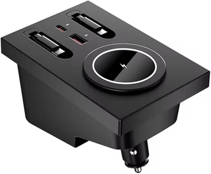 XBERSTAR Wireless Car Charger for Volvo XC60 XC90 S90 S60 V90 USB C Car Fast Charging Adapter