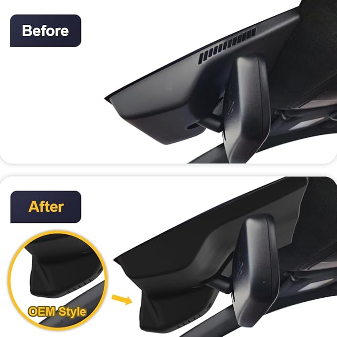 Fitcamx Front 2K+Rear 1080P Dash Cam Adapts for Genesis G70 2019-2026 (Part No Ends with#G9000), OEM Style, Dual HD Video, WiFi & APP, Loop Recording, Gravity Sensor, Easy to Operate, 64GB Card