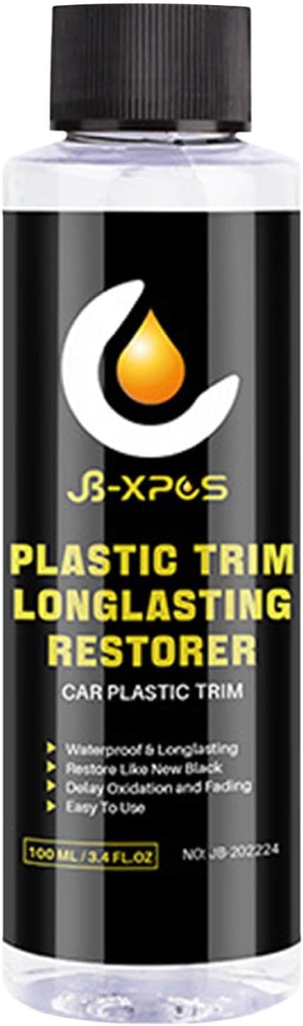 Generic Car Trim Restorer, Automotive Plasticc Restorer, Restore Rubber Plasticc, UV Protective Restorer, Oil Free & Odor Less Restorer, Resist Water & Dirt, Long Lasting 60 ML Restore, 100ml