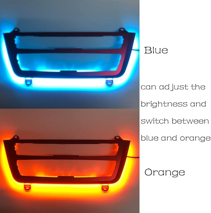 Car Inner Air Condition A/C Panel LED Lighting Ambient Light Trim Accessories For BMW 3 4 Series 3GT F30 F36 M3 M4 Center Control Two-color Atmosphere Lamp Panel Replacement Cover (Sport Red)