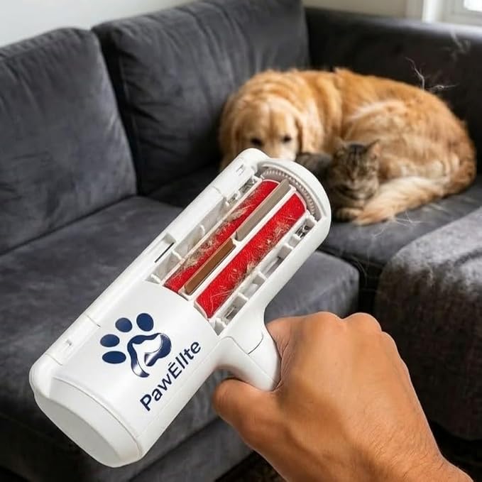 Pet Hair Remover Reusable Fur Roller for Dogs & Cats – Lint Cleaner for Carpet, Furniture, Sofa, Bed & Car Interior – Portable Cleaning Brush
