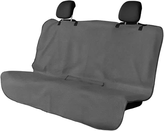Car Towel Seat Cover, Waterproof Sweating Non-Slip Premium Soft Towel Carseat Protector, Universal Machine Washable Car Truck SUV Front Seat Cover for Gym Workout Beach Hiking (Gray, Rear)