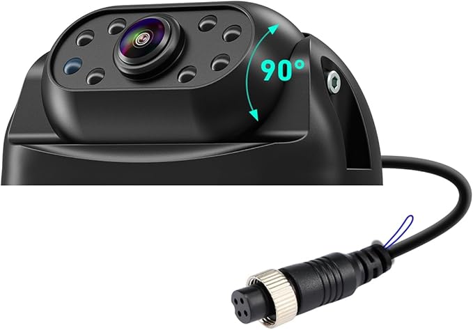 1080P Wired RV Backup Camera with Magnetic Mount, IP68 Waterproof GreenYi Rear View Camera for Truck Pickup Trailer, Night Vision, Heavy-Duty Metal Housing