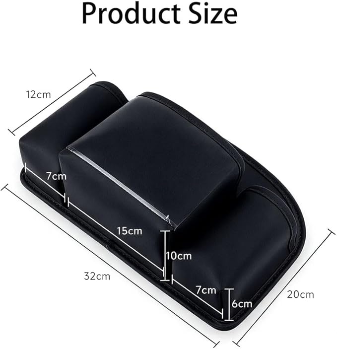 Car Organizer Back Seat,Waterproof Leather Car Seat Storage Bag Foldable Universal Hanging Seatback Organizer for Kids & Adults Travel road Trip Essentials