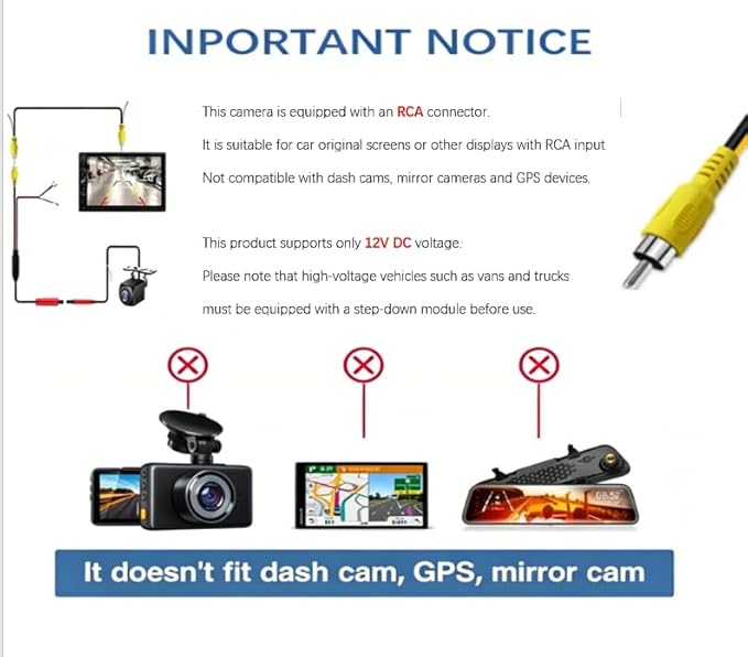HD Backup Camera,Metal Housing 170 Degree Wide View Angle License Plate Rear View Camera for Car,Clear Night Vision IP69 Waterproof Rearview Universal Reverse Cam Kit for Vehicle SUV RV Pickup
