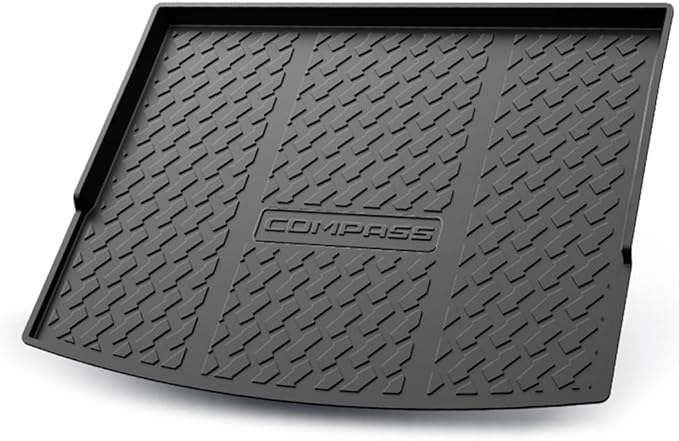 Cargo Liners Fits Jeep Compass 2017-2022 Rear Trunk Floor Mats 3D Boot Tray All-Weather TPE Black