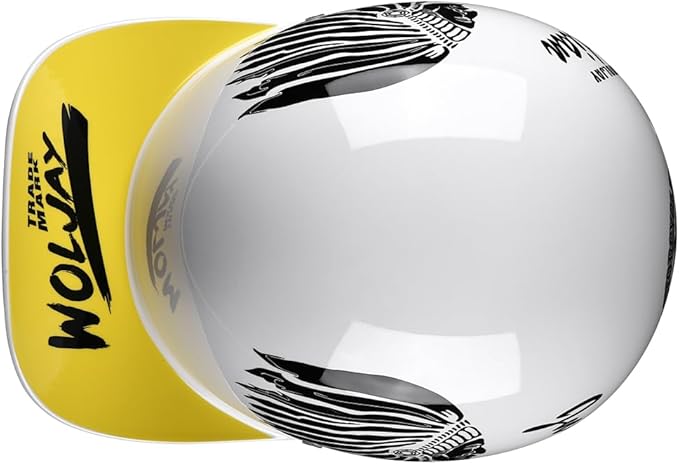 Vintage Retro Open Face Motorcycle Helmet Baseball Cap Half Helmets with pull-down Lens for Men Women Moped Cap Jet Scooter Street Cruiser - DOT Certified (Indian-White,Large)