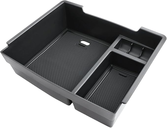 2024 2025 2026 Tacoma Center Console Organizer for Toyota Tacoma (SR5/TRD Off-Road/TRD Sport/TRD Pro/Limited/Trailhunter), Durable ABS Plastic Armrest Tray Insert 2025 2026 Tacoma Accessories
