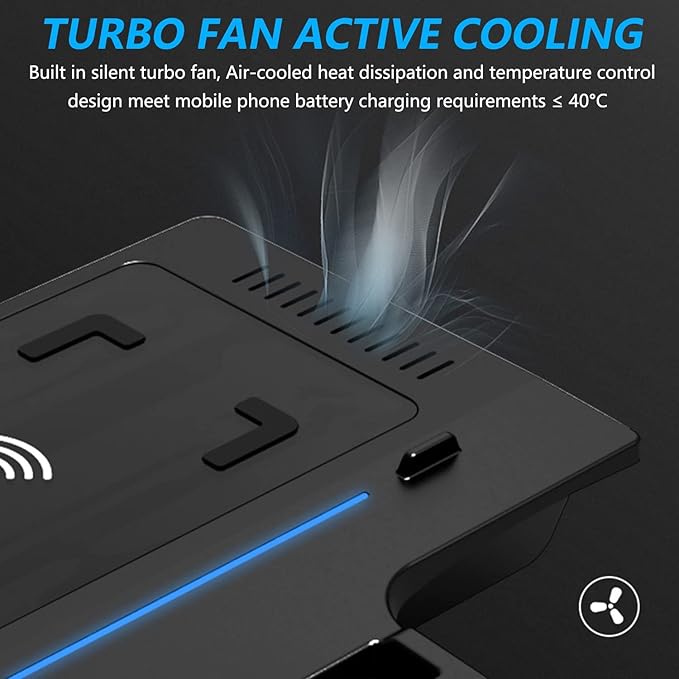 Wireless Car Charger for BMW 3 Series G20 2019 2020 2021 4 Series G22 2021 2022, 15W Fast Charging Phone Charger Pad