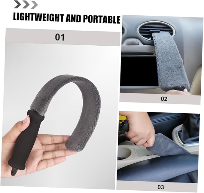 Cabilock 5pcs Car Vent Cleaner Brush Lightweight Automotive Air Conditioner Outlet Duster Tool for Detailed Cleaning Tight Spaces Soft Bristles for Car Interior Care