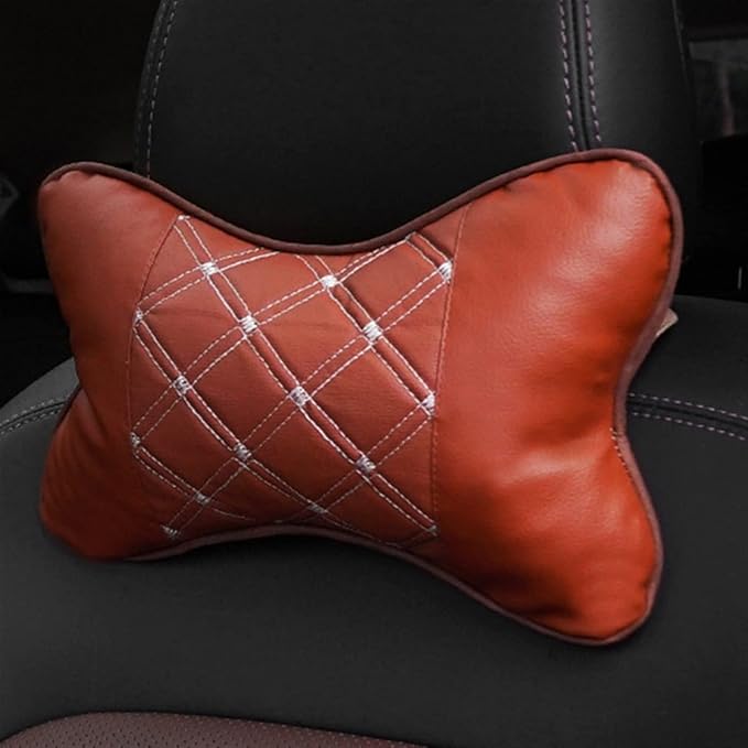 Lumbar Support Pillow for Car Seat, Mesh Office Chair Back Support Cushion, Ergonomic Back Pillows for Carseat,Office Chair,Desk,Wheelchair(Rojo)