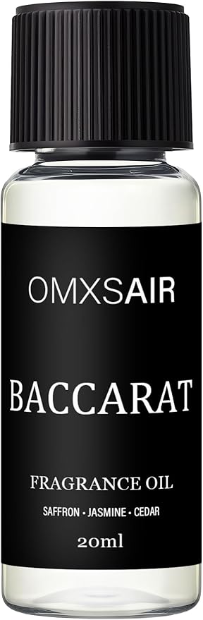 Luxury Hotel Scent Baccarat Oil Diffuser Refill Kit | Long Lasting Essential Oil for Large Room,HVAC & Car Waterless Fragrance Diffusers| Nanotech Formula| Spa Calming Aromatherapy Oil (20ml/0.7FL oz)