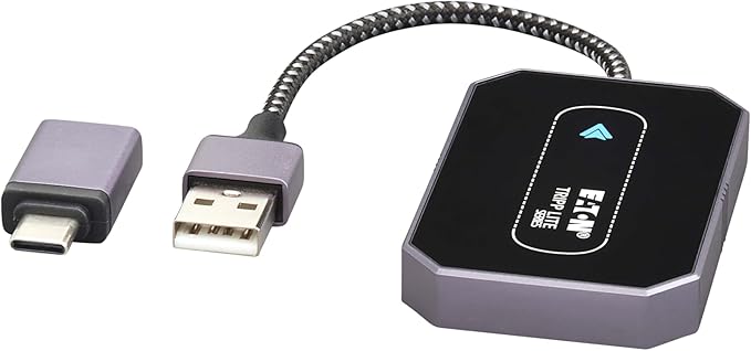 TRIPP LITE Eaton Series Bluetooth Android Auto Wireless Adapter for Car Screen, Mini Portable Size, USB-C & USB Adapter, Samsung Galaxy S8+ and Google Pixel Compatible, 3-Year Warranty (U264-001-AND)