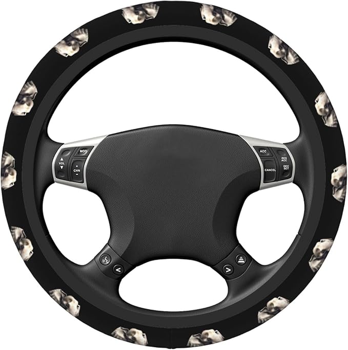 Funny Elephant Steering Wheel Cover Men, Comfortable Elastic Steering Car Wheel Cover Fit 15 inches Universal Accessories Suvs Trucks Decor