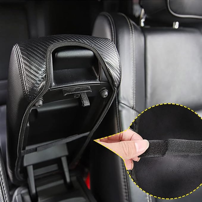 INTGET Car Center Console Armrest Cover for 2011-2020 2021 Jeep Grand Cherokee Accessories Arm Rest Box Pad Console Lid Protection Saver for Grand Cherokee Console Cover(Carbon Fiber Texture)
