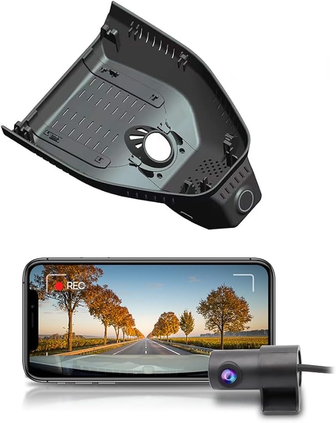 Fitcamx Front 4K+Rear 1080P Dash Cam Adapts for Chevy Equinox 2025 2026 Gas Powered (NOT EV Electric) HD2-1231, OEM Look, 2 Way HD Video, Loop Recording, WiFi & APP, G-Sensor, Easy to Use, 128GB Card