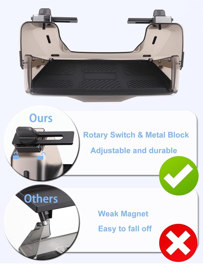 for Tesla Model Y 3 (Juniper & Highland Included) Under Screen Storage Shelf Organizer Tray Box Open-Close Hidden Center Console Organizer for Model Y 2020-2026 & Model 3 2017-2025 Accessories