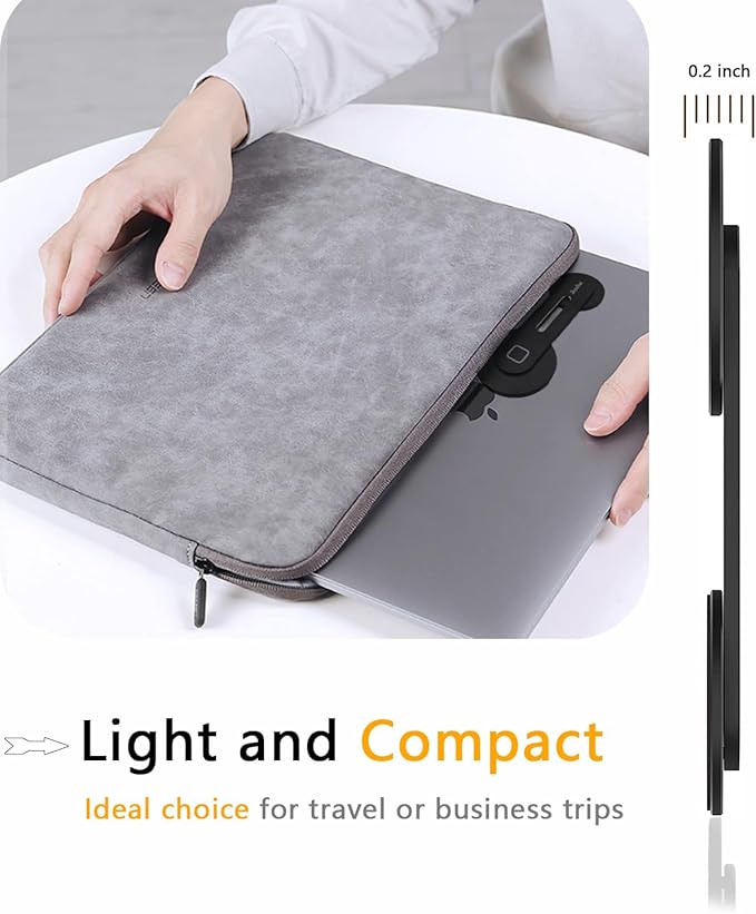 Magnetic Laptop Phone Holder Mount for Dual Screen, 180° Adjustable Edge Computer Phone Holder for Monitor's Top and Side, Extended Laptop Stand Accessories for iPhone 12-17 All Phones
