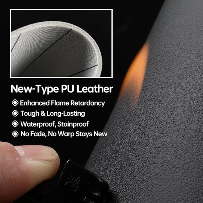CRV Center Console Cover/Pad Fit 2023 2024 2025 2026,Faux Leather Honda CRV Armrest Mat,Ergonomic Support Cushion,Console Protector,Waterproof Wear-Resistant Scratch-Resistant