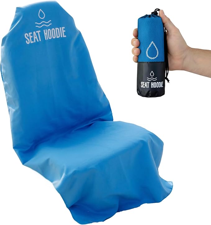 Car Seat Towel | Premium Microfiber Towel Seat Covers for Cars | Universal Fit & Machine Washable | Portable Car Seat Towel Cover After Gym, Yoga, Beach Blue