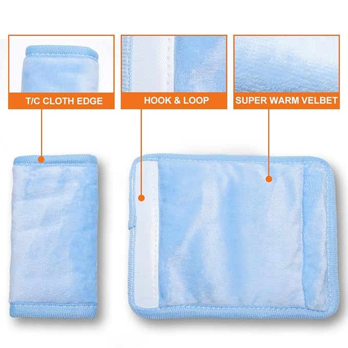 COOLBEBE Car Seat Straps Shoulder Pads for Baby Kids, Super Soft Seat Belt Covers for All Car Seats/Pushchair/Stroller/High Chair