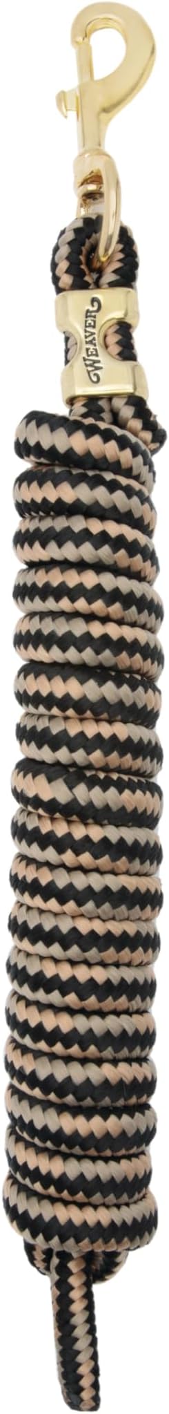 Weaver Equine Performance Lead Rope, Long Horse Lead Rope with Quick Halter Attachment, Soft Comfort Grip, Barn Horse Tack for Daily Use & Showing