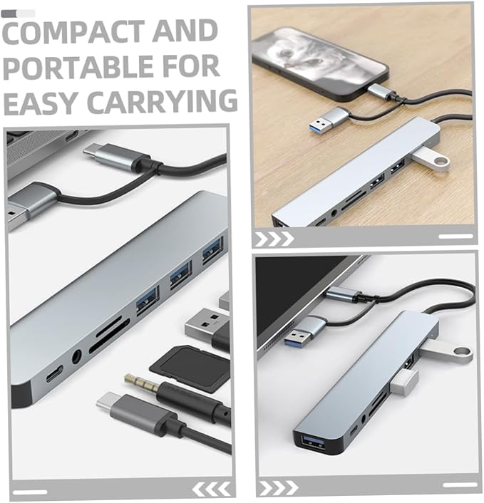 Operitacx USB Hub Type USB Expander for Laptops High-Speed Data Transfer Compact Design for and Office Use