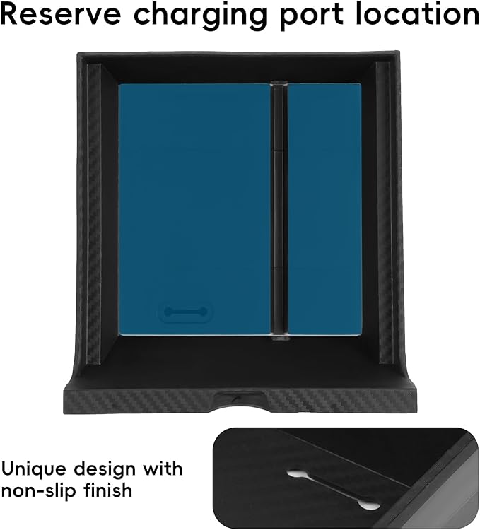 2021-2024 Tesla Model Y Center Console Organizer Tray Accessories Compatible with Model 3 (2021-2023) Storage Box Armrest Compartment Insert