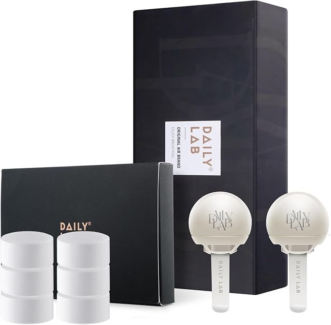 DAILY LAB Aroma Planet Car Perfume Air Freshener, 3 Scents Vent Clip, Luxe-in Accessories for Men Women, 45 Days Long-Lasting Car Scents