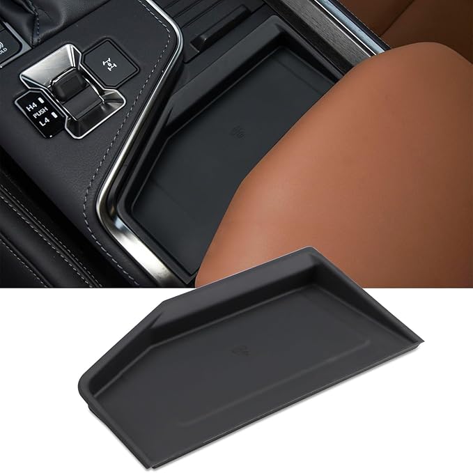 auovo Center Console Wireless Charging Protective Mat for 2024 2025 Lexus GX 550 Accessories, Non-Slip Silicone Protection Pad Center Console Liner Car Interior Automotive Decoration
