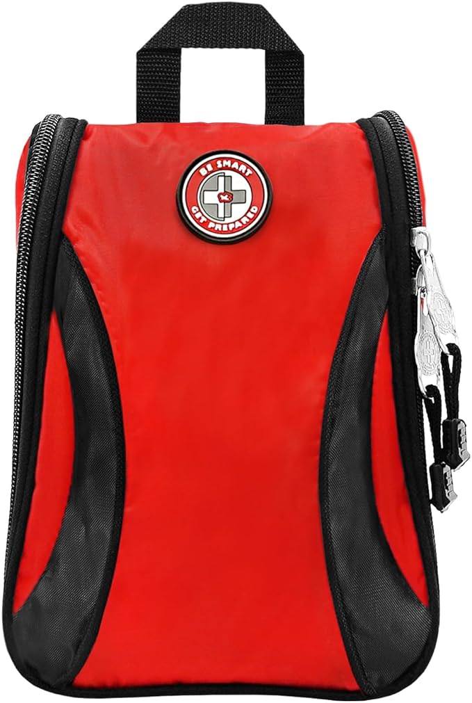 Be Smart Get Prepared's 330 Piece First Aid Kit: Clean, Treat, Protect Minor Cuts, Scrapes. Home, Office, Car, School, Business, Travel, Emergency, Survival, Hunting, Outdoor, Camping & Sports