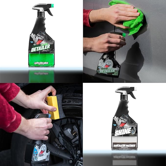 Car Cleaning Kit - Car Accessories for Interior and Exterior Cleaning, Glass Cleaner, Car Wipes, Auto Essentials