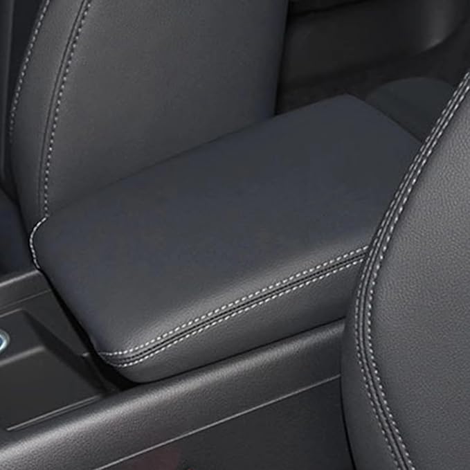 Car Console Covers,Fit for Audi A4 B9 2017-2022, Center Console Cover, Armrest Cover for Car, Non-Slip Car Armrest Cushion Pad, Black