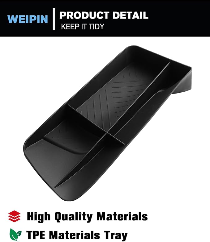 for Center Console Screen Organizer Tray TPE Materials Compatible with 2024-2026 L EXUS TX350/TX350h/TX450h+/TX500h