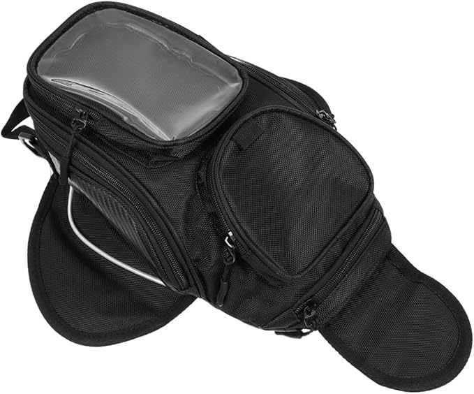 Hemobllo Motorcycle Tank Bag Magnetic Motorcycle Pouch Large Capacity Tool Storage Waterproof Riding Accessory Compatible with Cruiser Bikes