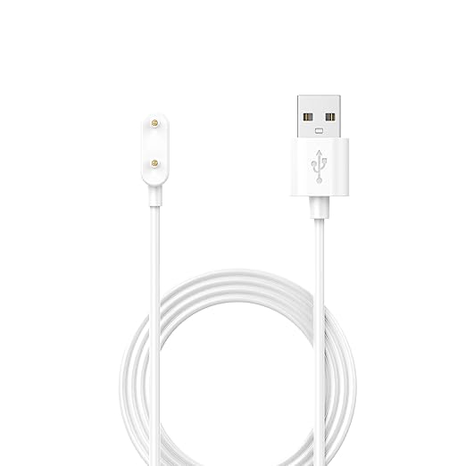 E ECSEM Charger Cable Compatible for Huawei Watch Fit 3/Fit 2/FIT/FIT Mini/Band 10/Band 9/Band 8/Band 7/Band 6/Band 6 Pro, 2Pack Huawei Watch FIT 3 Charging Dock Clip Stand Replacement 3.3Ft USB Cord