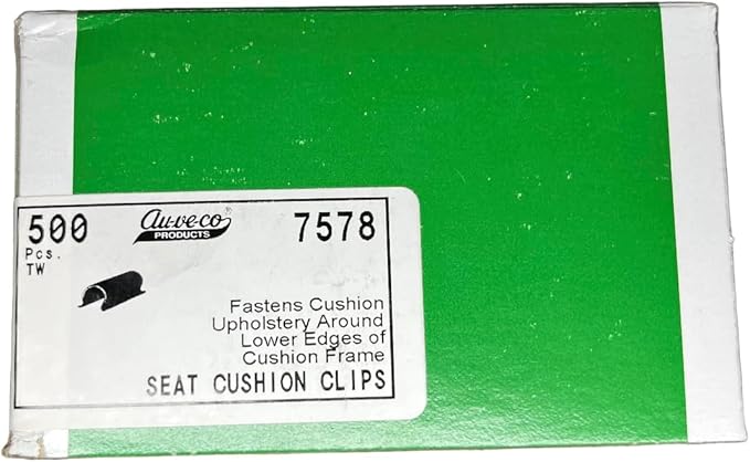 100 Pcs. Compatible with Universal Seat Cushion Upholstery Clips Auto & Home, Compatible with Auveco 7578-100