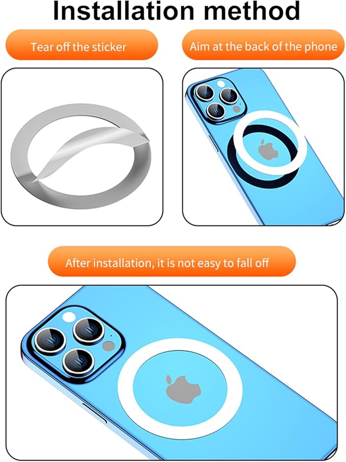 for Mag-Safe Car Mount - 360° Rotation Strong Magnetic Phone Holder for Car Dashboard, for iPhone 16 15 14 13 12 Plus Pro Max and Mag-Safe Phone Case Bracket Car Accessories