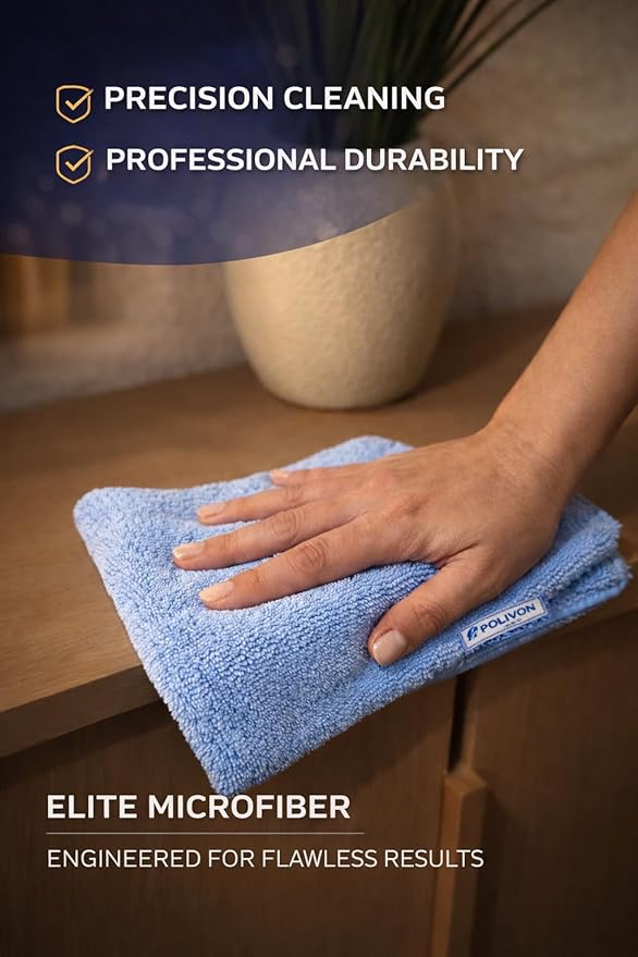 Premium Microfiber Towel for Cars 12 Pack, 400GSM, Quick-Dry, Scratch-Free, High and Low Pile Surface, Gray, Yellow, Blue,16 x 16 Inches, for Car Detailing and Household Use