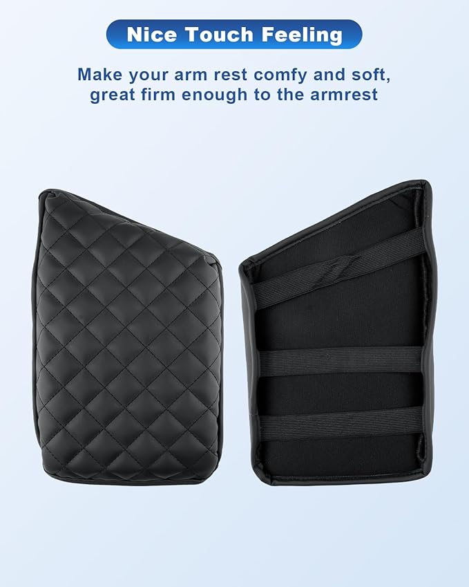 CDEFG for 2025 2026 Volvo XC60 Center Console Cover, for 2018-2025 2026 Volvo XC60 Accessories Armrest Cover Middle Console Pad Arm Rest Cushion Leather