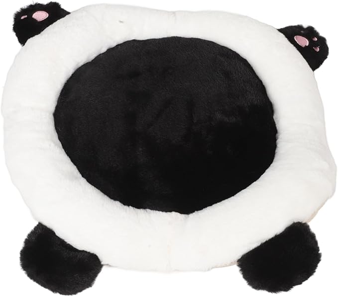 Healifty Cute Panda Car Seat Cushion Lumbar Support Pillow Easy to Clean Creative Design for Comfort for Drives Cars Trucks