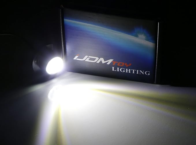 iJDMTOY 3pc Set Pre-Runner Style 12-SMD Xenon White LED Grille Clearance Light Kit Compatible with Jeep Wrangler JL or Gladiator JT