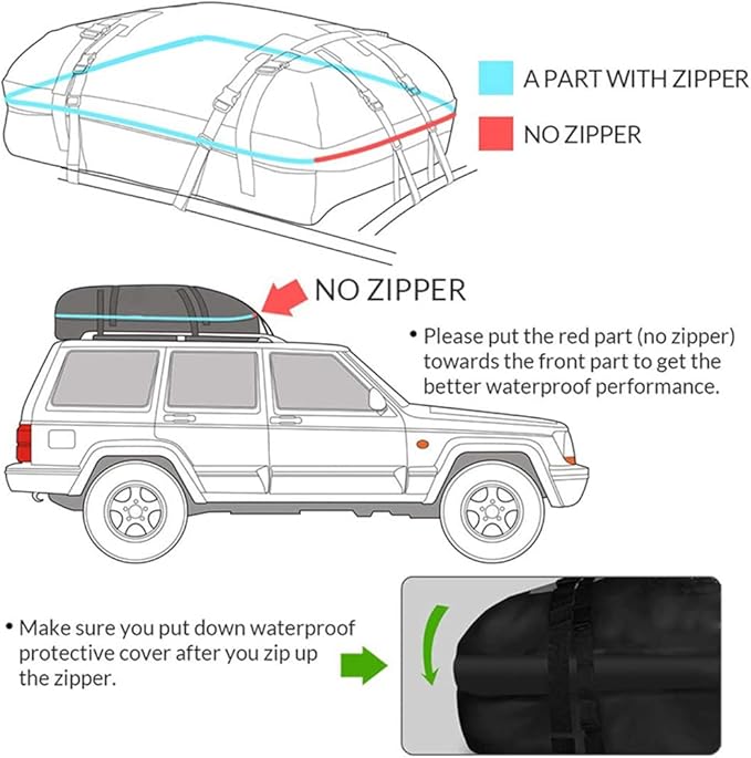 Car Roof Bag Cargo Carrier,425L Car Roof Top Cargo Carrier Bag Large Capacity Luggage Storage Bag Universal Car Roof Storage Bag for Traveling,Vacation,Camping