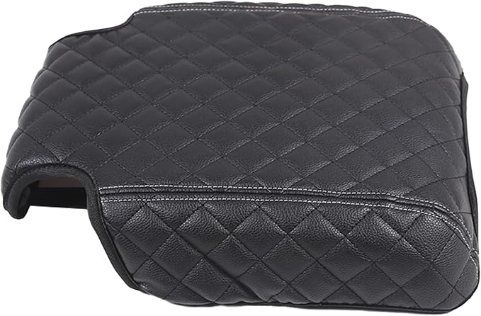 Center Console Armrest Cover Compatible with Land Rover Defender 90/110/130 2020-2023 Accessories, Comfortable Leather Armrest Box Pad Cushion Protector (A Style)