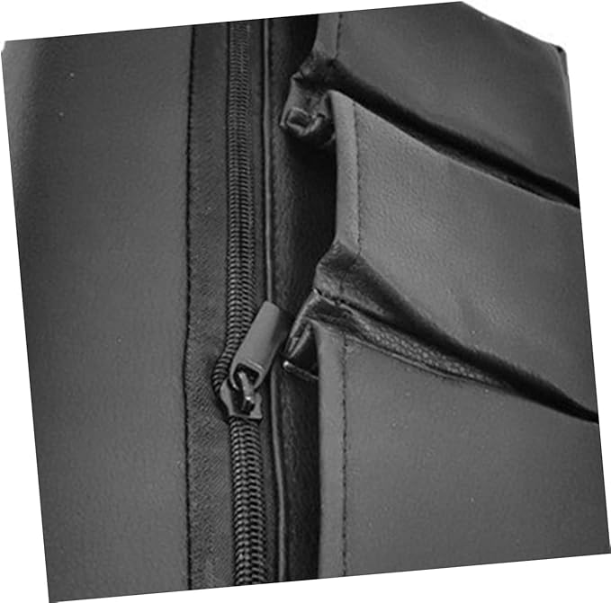 3pcs Leather Car Armrest Pad Storage Organizer Car Side Door Support Accessory