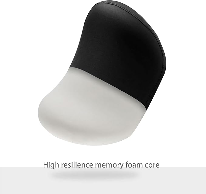 Car Neck Pillow for Driving - Ultra-Soft C-Shaped Neck Pillow for Car, Cloud-Like Comfort & Neck Support for Car Seat, Perfect for Long Drives & Road Trips (Black)