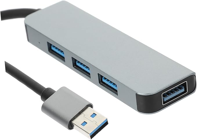 USB Hub Splitter USB Expander for Laptop Compact Design with Fast Data Transfer up to Compatible with Keyboards Mice and More